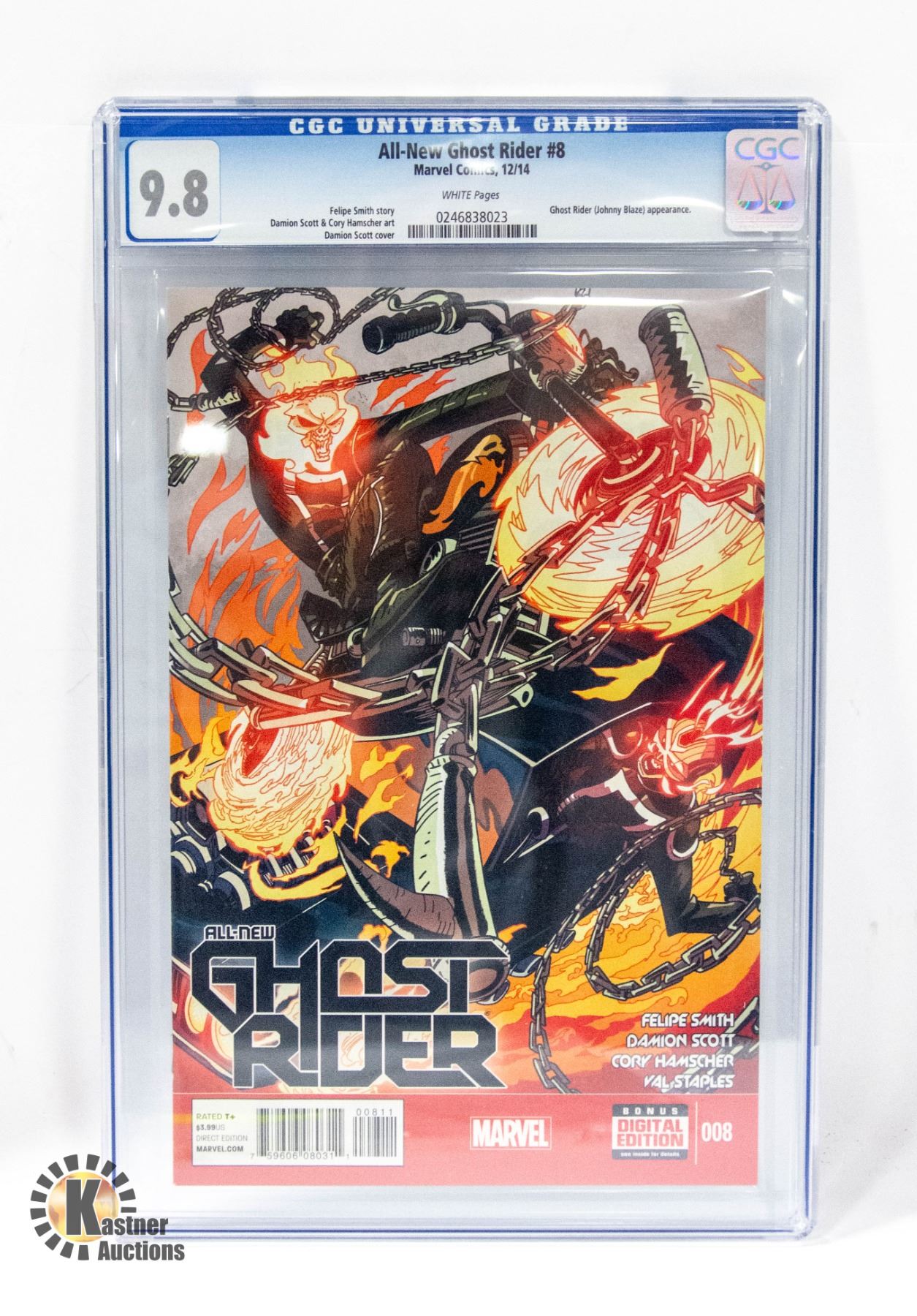 MARVEL ALL NEW GHOST RIDER #8 CGC COMIC