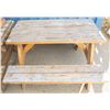 Image 1 : 1 OUTDOOR PICNIC TABLE 32"X 27"