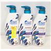 Image 1 : 3 BOTTLES OF HEAD & SHOULDERS SHAMPOO WITH
