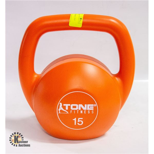 TONE 15LB KETTLEBELL