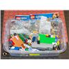 Image 1 : BIN FULL OF LEGO INCLUDING 4 NEW SEALED SETS