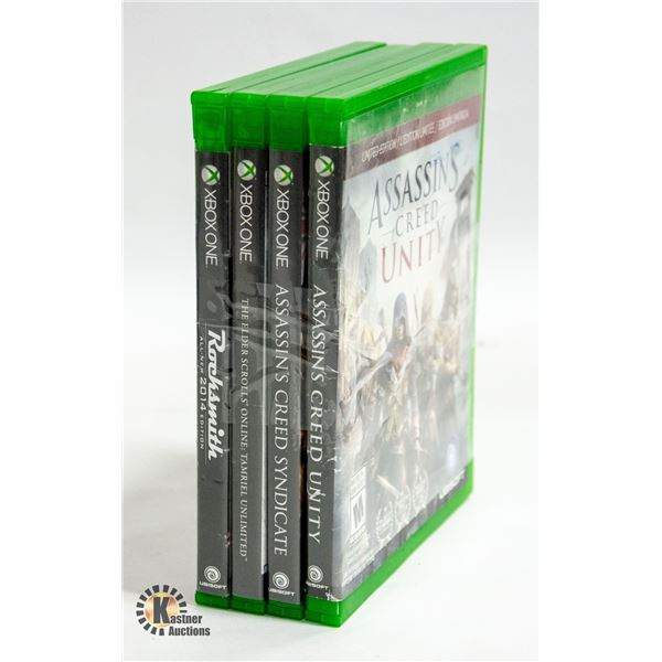 X BOX ONE (4 GAMES)