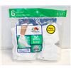 Image 1 : NEW SEALED ANKLE SOCKS WHITE 6-12 SIZE 6-PACK