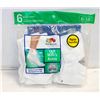 Image 1 : NEW SEALED ANKLE SOCKS WHITE 6-12 SIZE 6-PACK