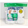 Image 1 : NEW SEALED ANKLE SOCKS WHITE 6-12 SIZE 6-PACK