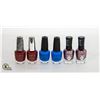 6 BOTTLES OF NAIL POLISH INCLUDES OPI AND SALLY