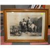 Image 1 : ANTIQUE FRAMED PRINT APPROX 36" X 46"