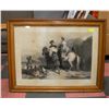 Image 1 : ANTIQUE FRAMED PRINT APPROX 36" X 46"