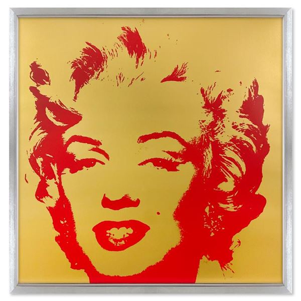 Golden Marilyn by Warhol (1928-1987)