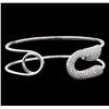 2.08 ctw Diamond Bracelet - 14KT White Gold