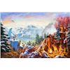 Image 1 : Ice Age by Thomas Kinkade