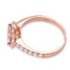 Image 2 : 1.1ct Morganite 14 K Rose Gold Ring