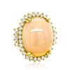 Image 2 : 20.6ct Natural OPAL 14K Yellow Gold 14.7gm Ring