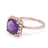 Image 2 : 3.04ct Amethyst 14 K Rose Gold Ring