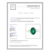 Image 3 : 3.29ct Emerald & diamond ring