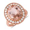 Image 1 : 5.04ct Morganite 14 K Rose Gold Ring