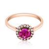 Image 1 : 0.71ct Natural PINK SAPPHIRE 14K Rose Gold 2.17gm Ring