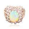 Image 1 : 3ct Opal 14K Yellow Gold Ring