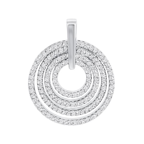 3ct Diamond Circle Pendant