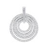 Image 1 : 3ct Diamond Circle Pendant