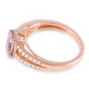 Image 2 : 1.11ct Morganite 14 K Rose Gold Ring