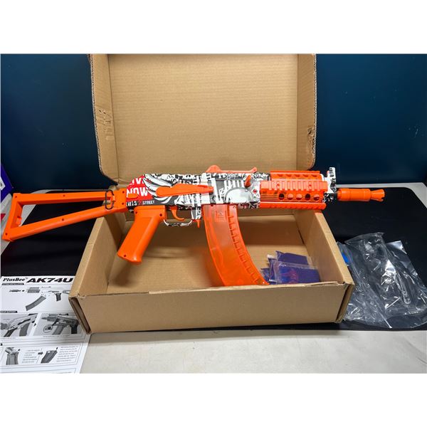 Lot of 1 AK74U Continuous Launch Electric Gel Ball Blaster Gun