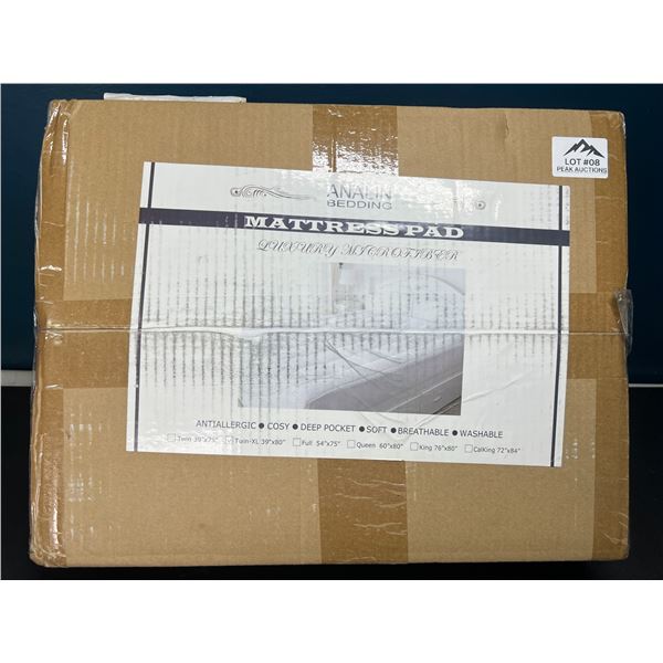 Lot of 1 Deep Pocket Mattress Pad - Twin XL (39in x 80in)