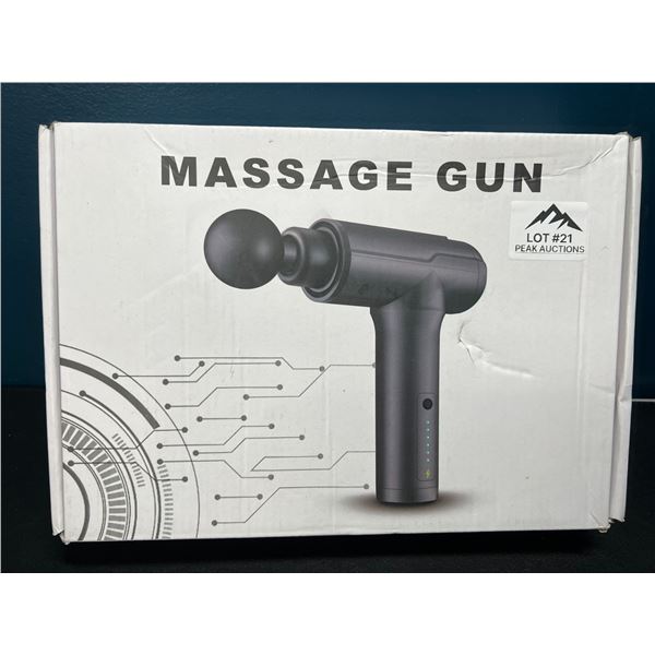 Lot of 1 Handheld Deep Tissue Massage Gun