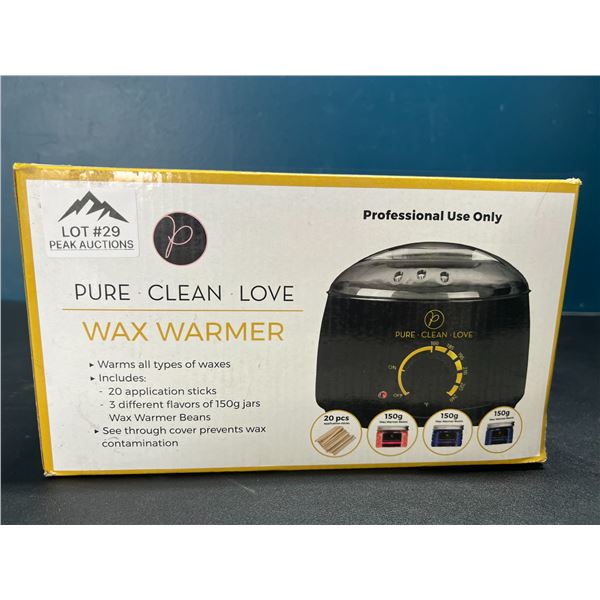 Lot of 1 Wax Warmer/Hair Removal Waxing Kit w/ Wax Beans & Pot - Brand New!