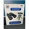 Image 1 : Lot of 1 Pair of 12x42 Powerful HD Binoculars w/ Tripod Stand
