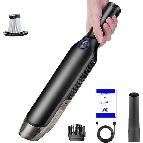 Lot of 1 Dry/Wet Rechargeable Sleek Handheld Car Vacuum Cleaner