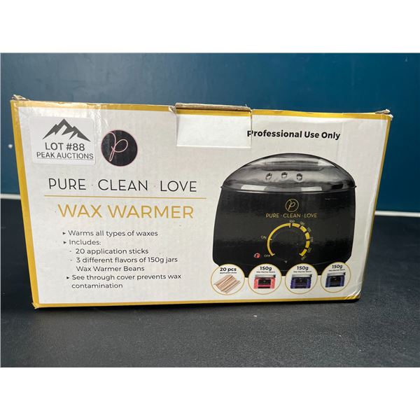 Lot of 1 Wax Warmer/Hair Removal Waxing Kit w/ Wax Beans & Pot - Brand New!
