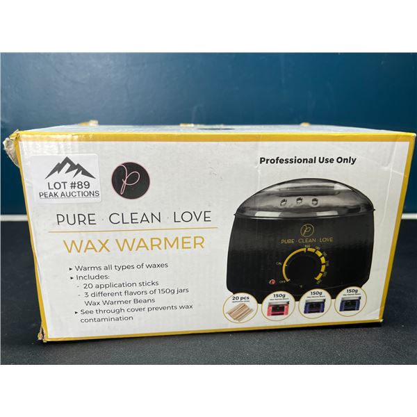 Lot of 1 Wax Warmer/Hair Removal Waxing Kit w/ Wax Beans & Pot - Brand New!
