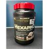 Image 1 : Lot of 1 Tub of ALLMAX HexaPro High-Protein Lean Meal - 2lbs - Cookies & Cream Flavor