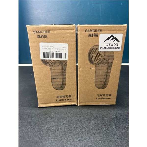 Lot of 2 Electric Lint Removers/Fabric Shavers