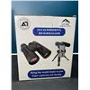 Image 1 : Lot of 1 Pair of 12x42 Powerful HD Binoculars w/ Tripod Stand