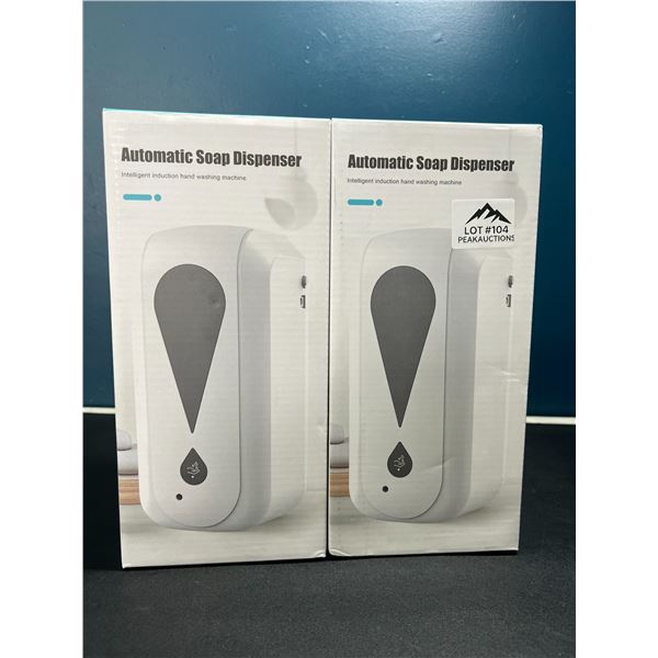 Lot of 2 Electric Automatic Soap Dispensers