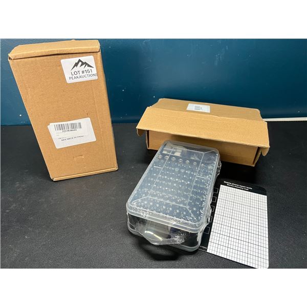 Lot of 2 Precision Screwdriver Tool Sets - 138 PCS each