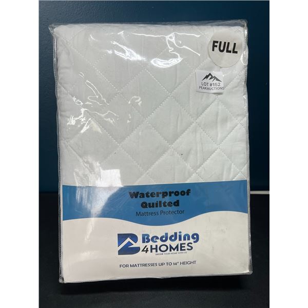 Lot of 1 Waterproof Quilted Full-Size Mattress Pad