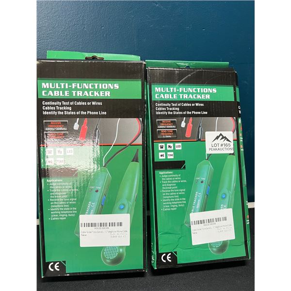 Lot of 2 Multi-Function Cable Trackers