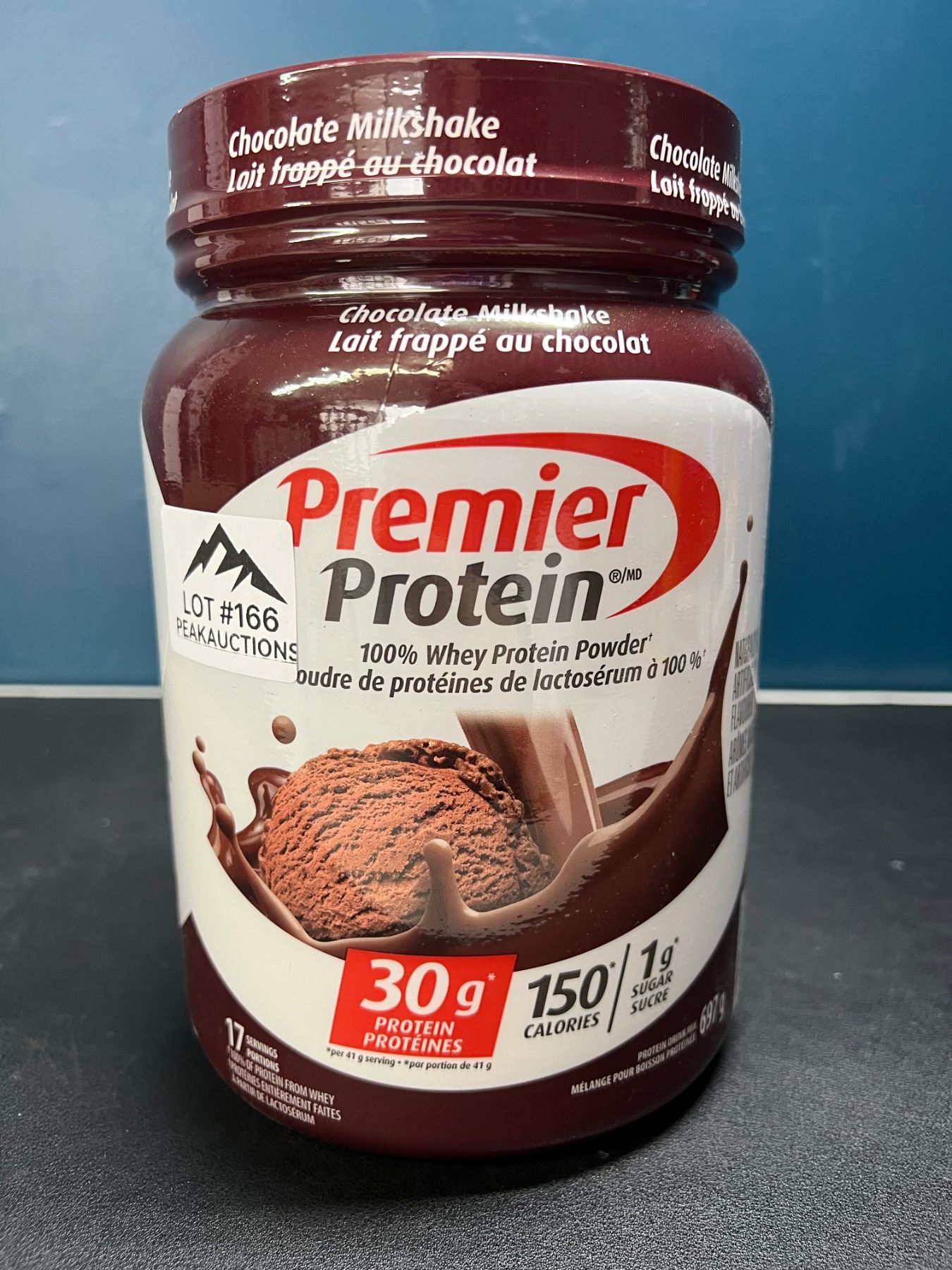 Lot of 1 Tub of Premier Protein Whey Powder - Chocolate Milkshake - 697g