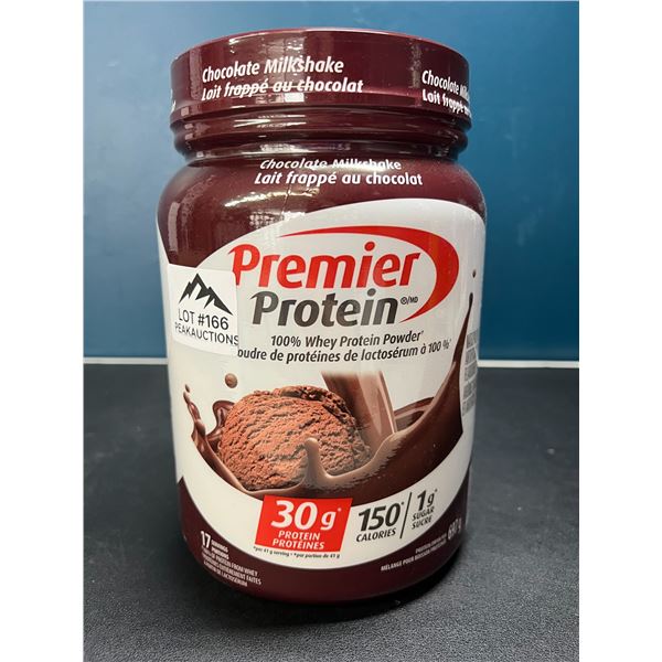 Lot of 1 Tub of Premier Protein Whey Powder - Chocolate Milkshake - 697g