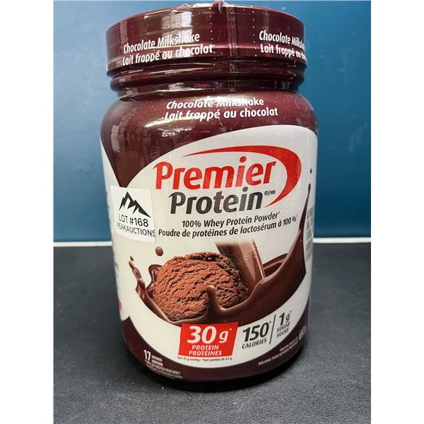 Lot of 1 Tub of Premier Protein Whey Powder - Chocolate Milkshake - 697g