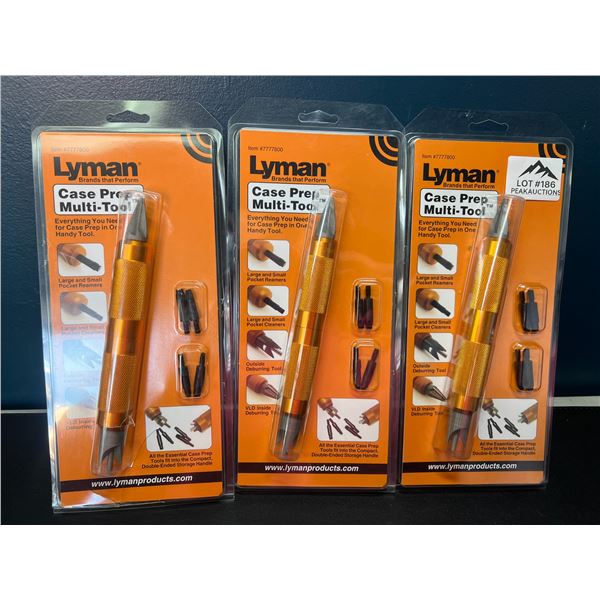 Lot of 3 Lyman Case Prep Multi-Tools
