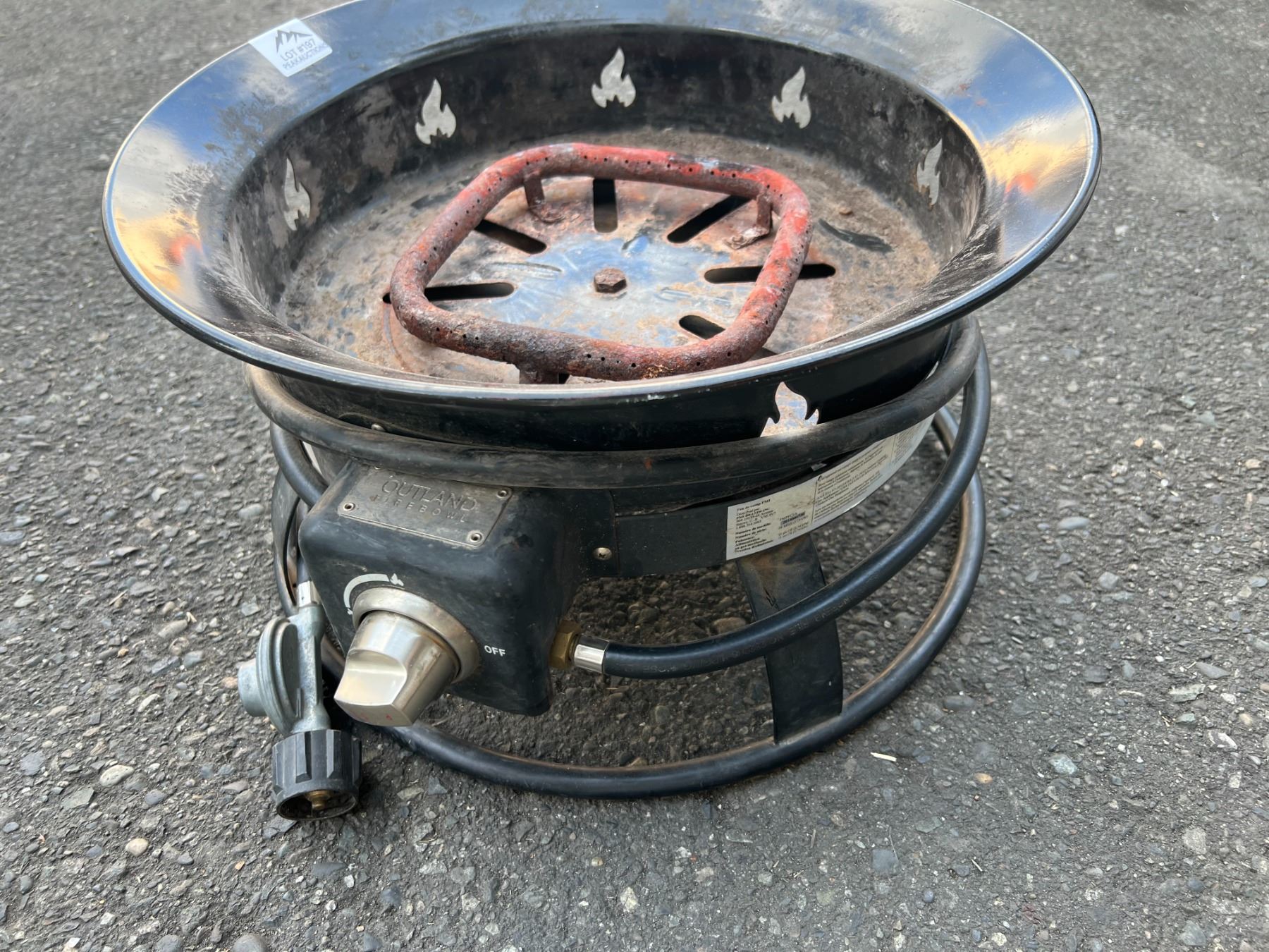 Lot of 1 Fire Pit/Propane Pit - Used