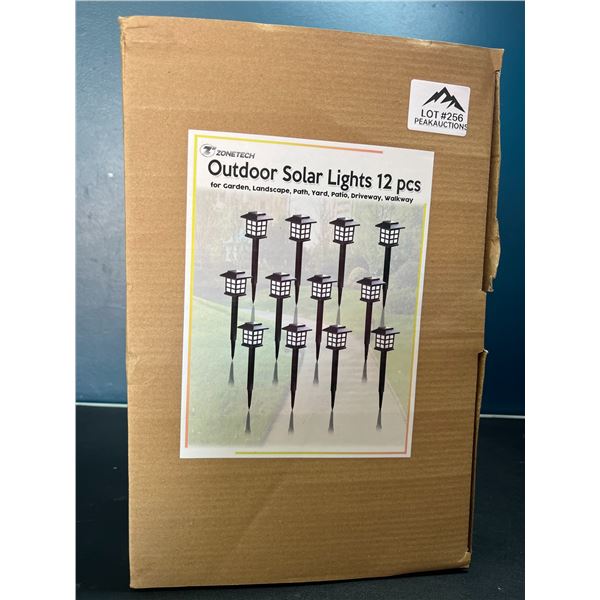 Lot of Outdoor Solar Landscape Lights/Pathway Lights - 12PCS in box