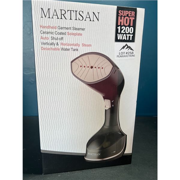 Lot of 1 Martisan Super Hot 1200Watt Handheld Garment/Clothes Steamer