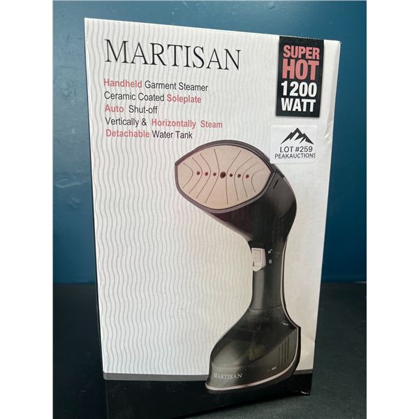 Lot of 1 Martisan Super Hot 1200Watt Handheld Garment/Clothes Steamer