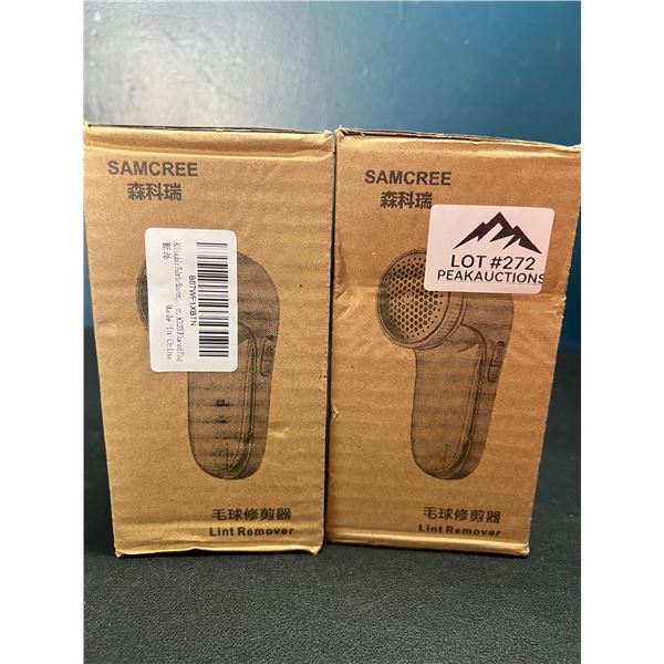 Lot of 2 Electric Lint Removers/Fabric Shavers