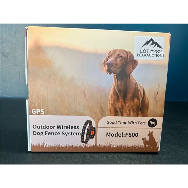 Lot of 1 GPS Outdoor Wireless Dog Fence System - Model F800